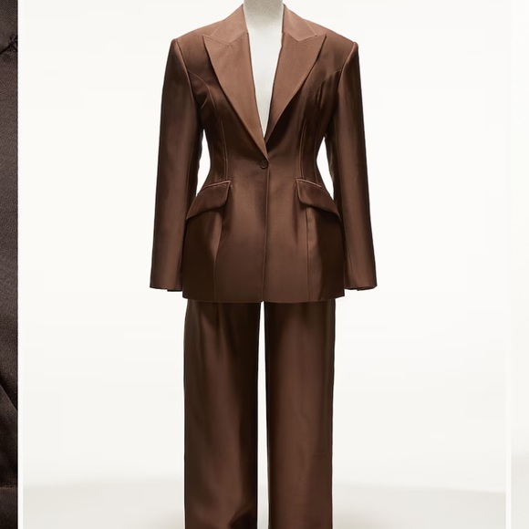 H&M Jackets & Blazers - ISO H&M Hourglass Mahogany Blazer Jacket
